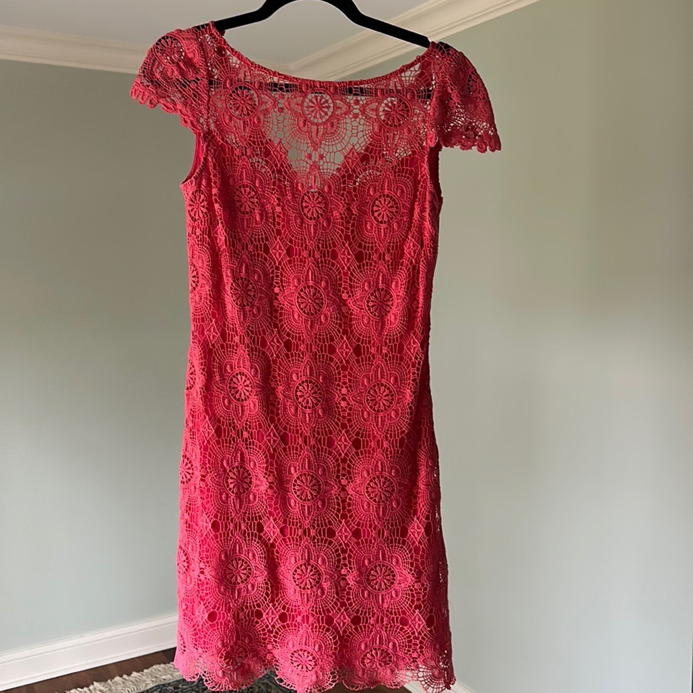 Ali Ro Size 2 dress . Beautiful coral color